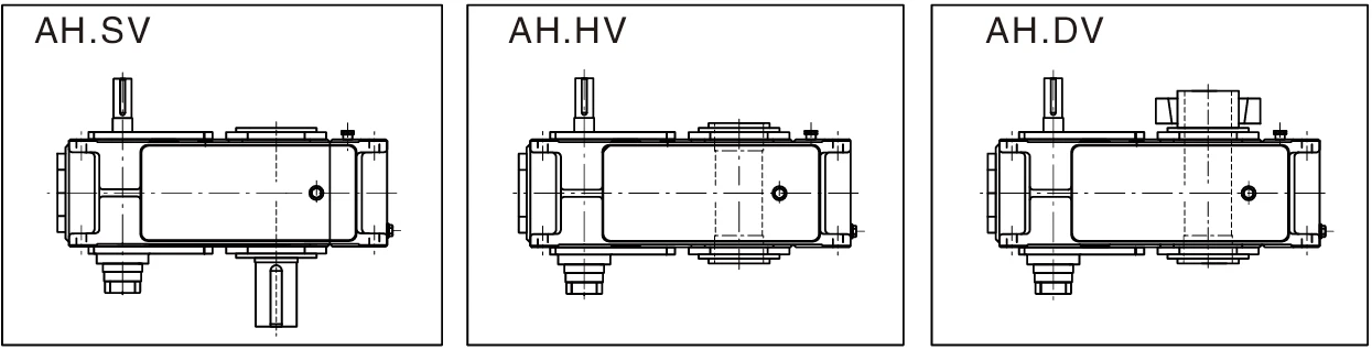 Helical bevel gearbox Helical bevel gearbox